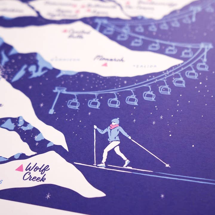 Little Known Goods - Wholesale Map - Colorado Ski Areas Map5