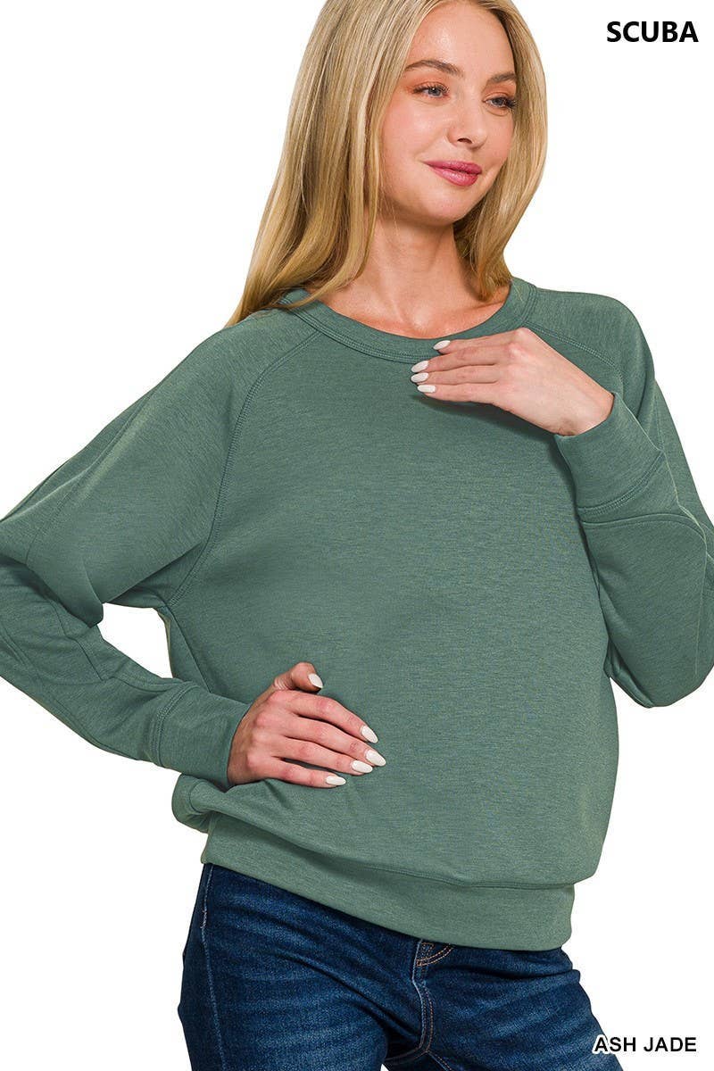 Vanilla Monkey - Wholesale Sweatshirt - Women's - Soft Scuba Crewneck Sweatshirt0