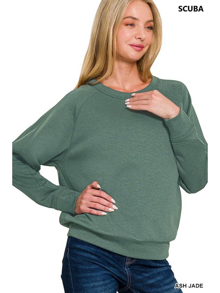 Vanilla Monkey - Wholesale Sweatshirt - Women's - Soft Scuba Crewneck Sweatshirt