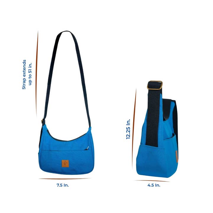 Ecodunia - Wholesale Shoulder Bag - Unisex - Crossbody Crescent Bag - Canvas Shoulder Bag for Women33