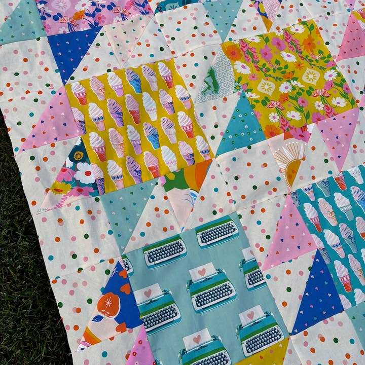 AllisonRamsing.com - Wholesale Craft Supplies - Layer Cake Bear Paws Quilt Pattern - Printed4