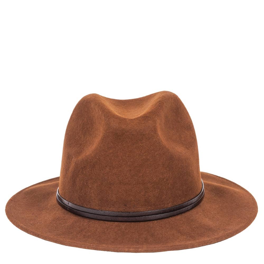 TRAVAUX EN COURS... - Wholesale Fedora - Women's - FELT HAT - leather band, sewn brim21