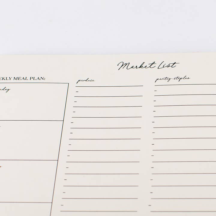 Wrinkle & Crease Paper Products - Wholesale Notepad - Market List Notepad5