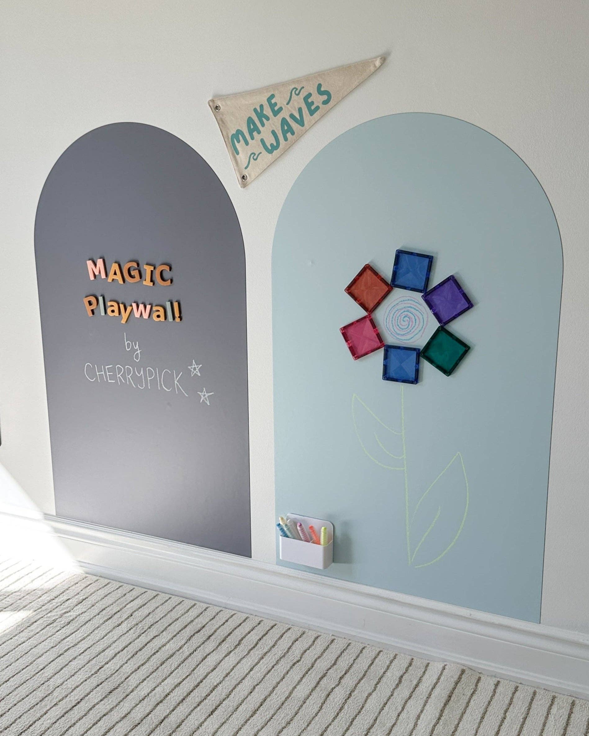 Cherrypick - Wholesale Wanddecoratie - Kinderen en baby - Magische Speelmuur - Boogvormige Magnetische Muursticker voor Kinderen14