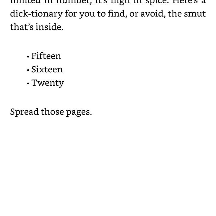 Scribbles Wholesale - Wholesale Book - Adult - Merry Mischief List (Signed Book)3