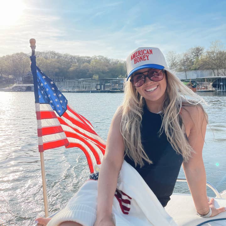 KENZKUSTOMZ - Wholesale Hat Accessory - Women's - American Honey Vintage Trucker Hat
