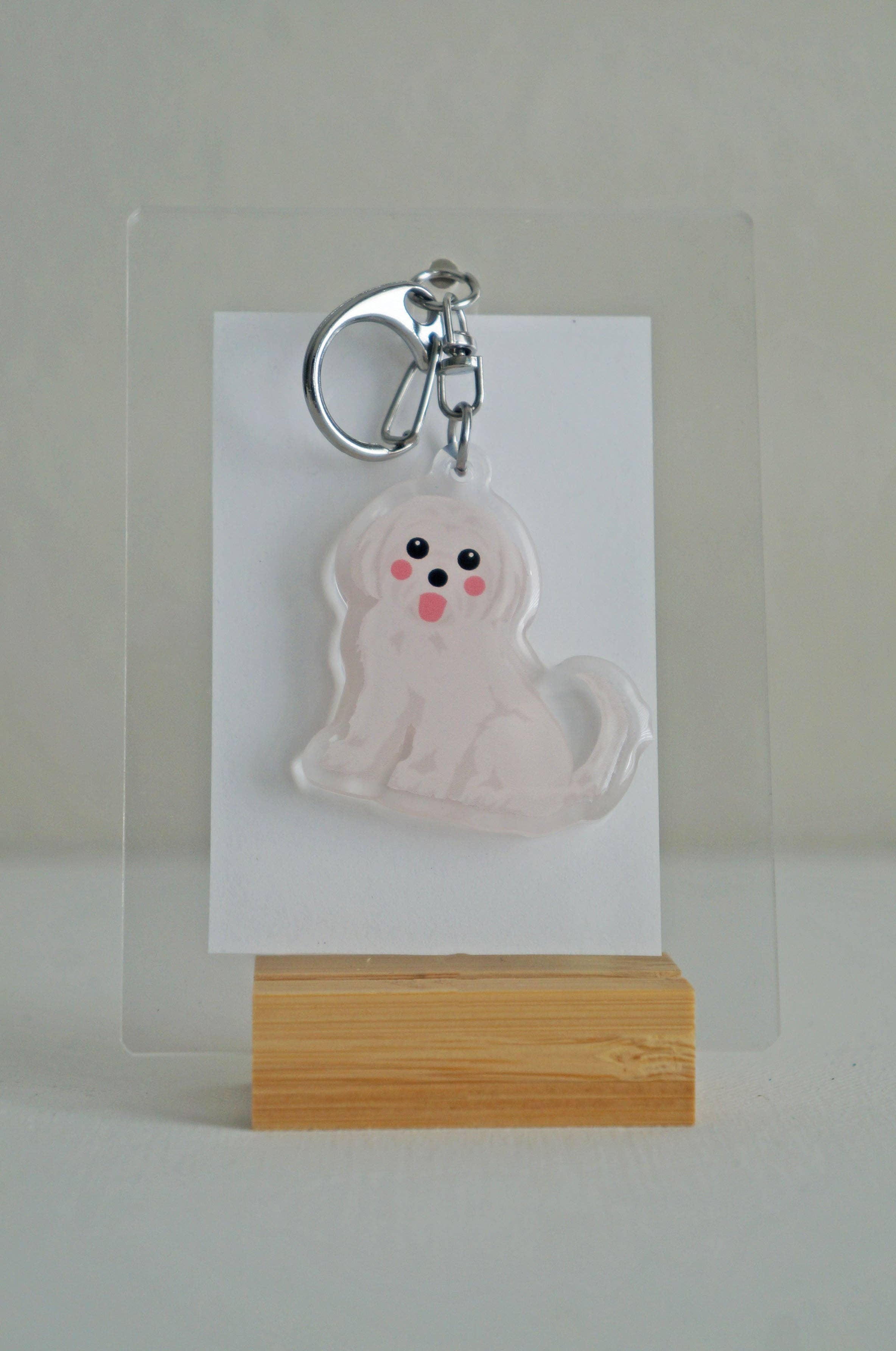 kiwi & WILLOW - Wholesale Keychain - Unisex - Shih Tzu Epoxy Keychain2