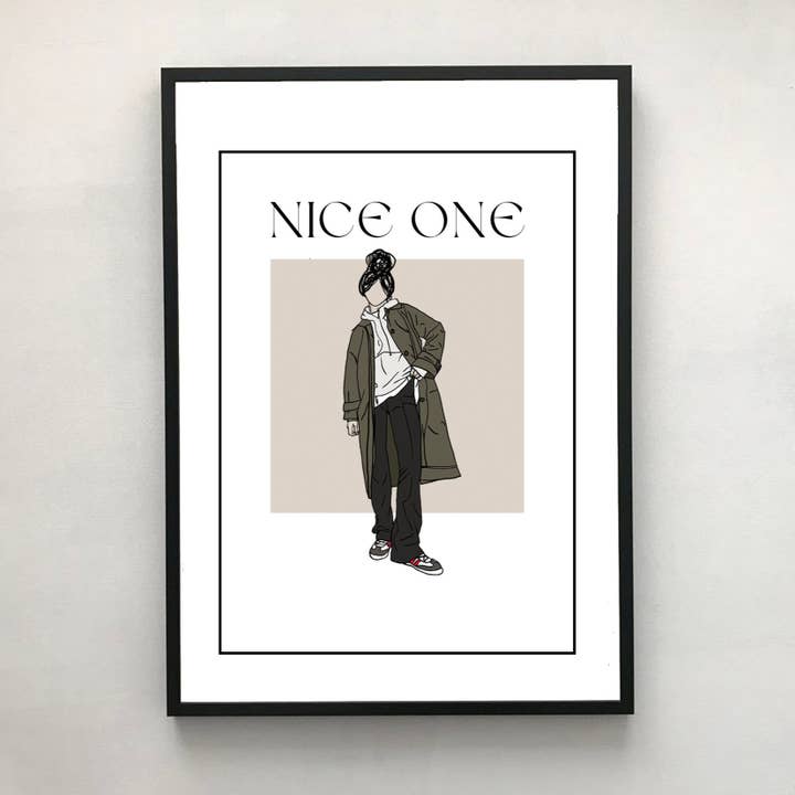 Impression d'art A3 Nice One pour la vente par STETCH