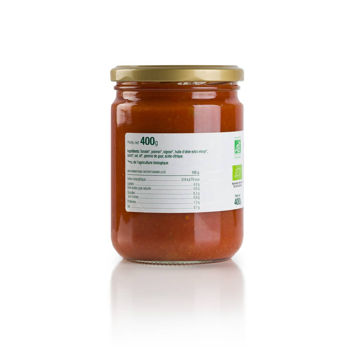 ekolo - Vendita all'ingrosso Salse - Ekolo Piperrada biologica, confezione da 6 x 400 g1