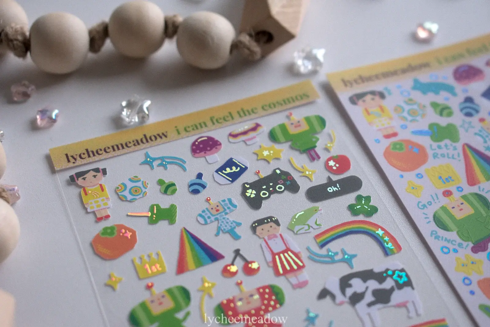 Lycheemeadow - Wholesale Sticker - I Can See the Cosmos Holographic Sticker Sheet6