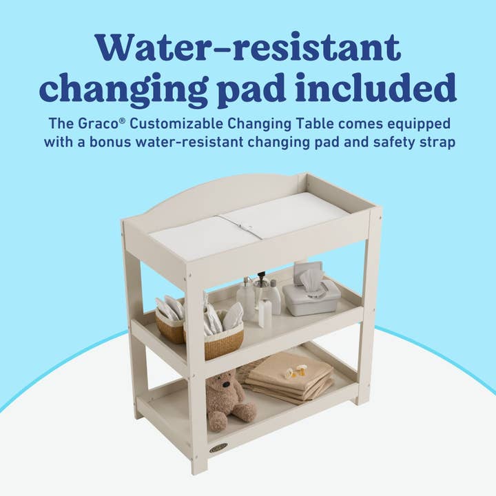 Storkcraft - Wholesale Changing Mat/Pad - Baby - Graco® Customizable Changing Table with Water-Resistant Changing Pad76