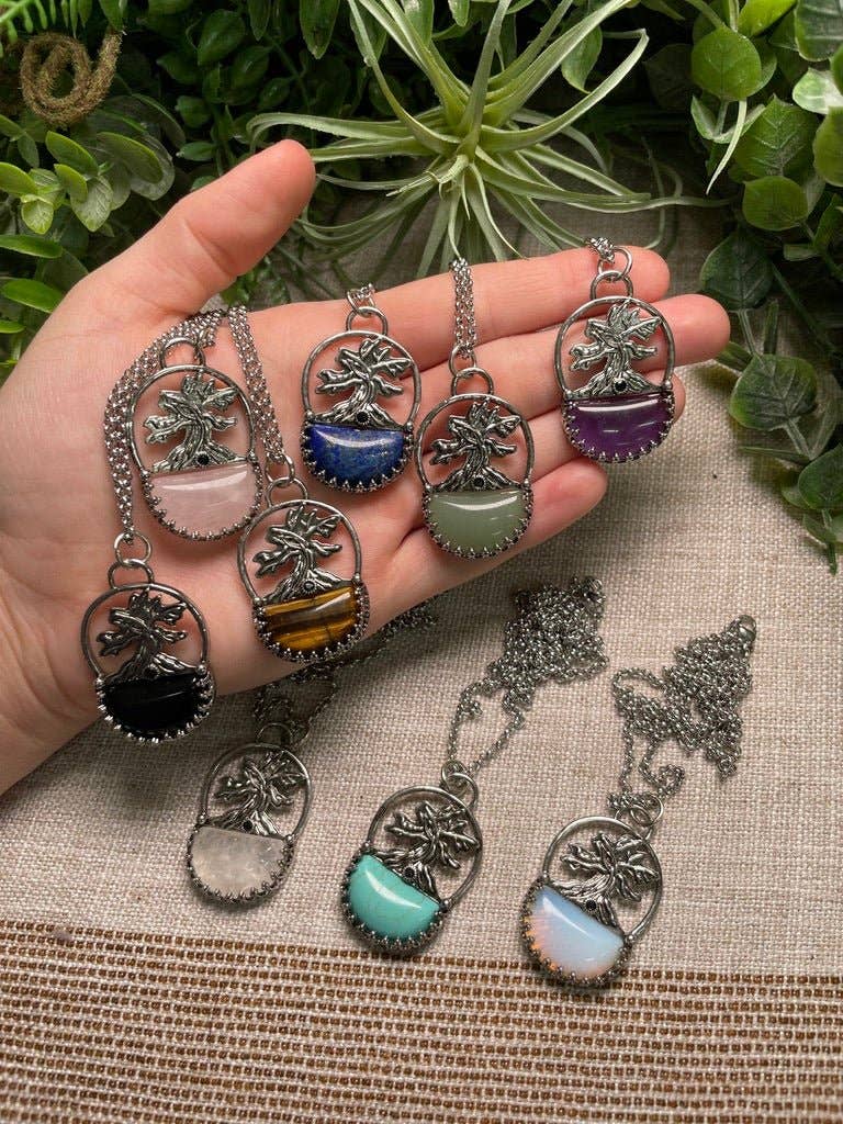 Copper Ashes - Wholesale Pendant/Charm Necklace - Crystal Tree of Life Necklace2