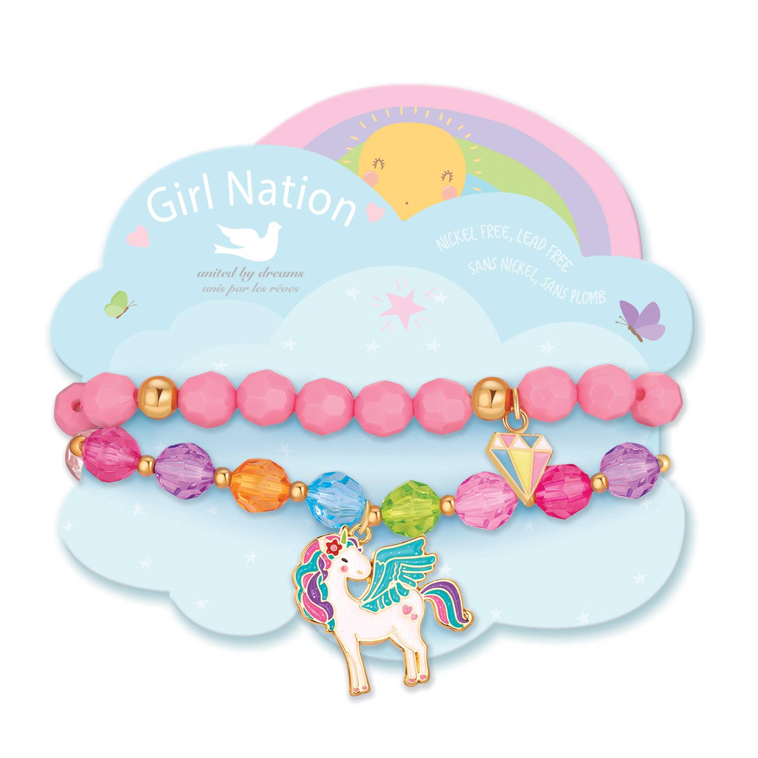 Girl Nation – wholesale Pärlarmband – Barn – Flicknation Armbandsstartkit2