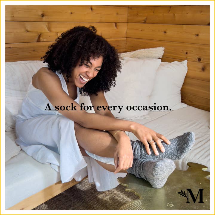 Maggie's Organics - Wholesale Socks - Women's - Organic Cotton Solid Ragg Socks