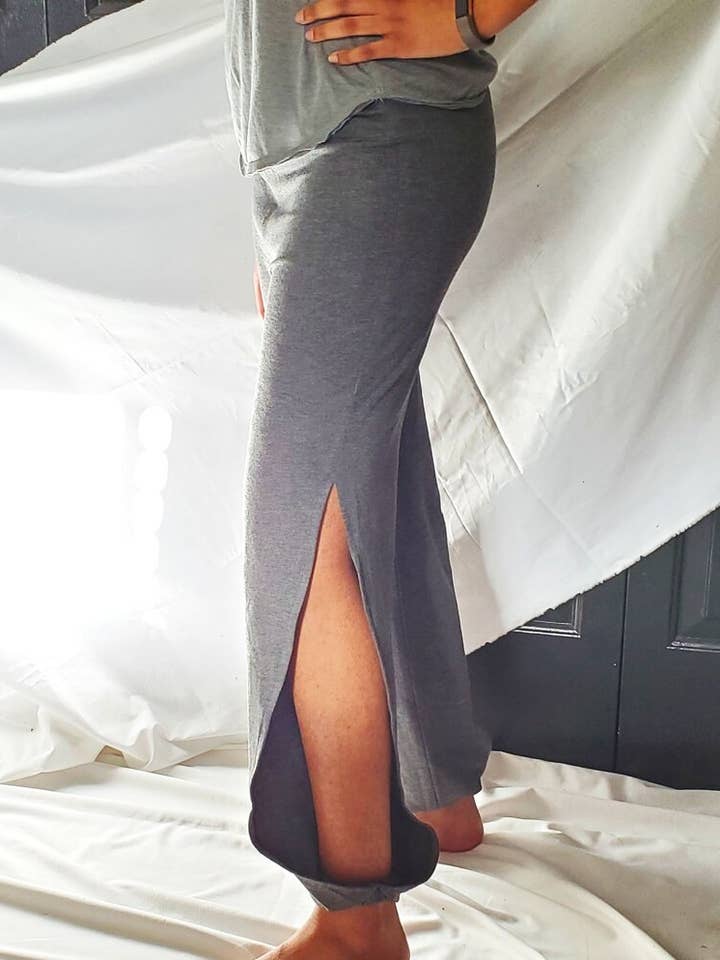 Bamboo Slit Joggers for wholesale by Edna SMaK Apparel