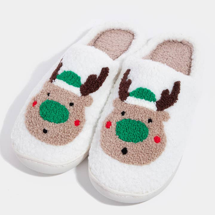 Reindeer Christmas Slippers and other Purchase Wholesale rudolph the red nosed reindeer. Free Returns & Net 60 Terms on Faire trending on Faire.