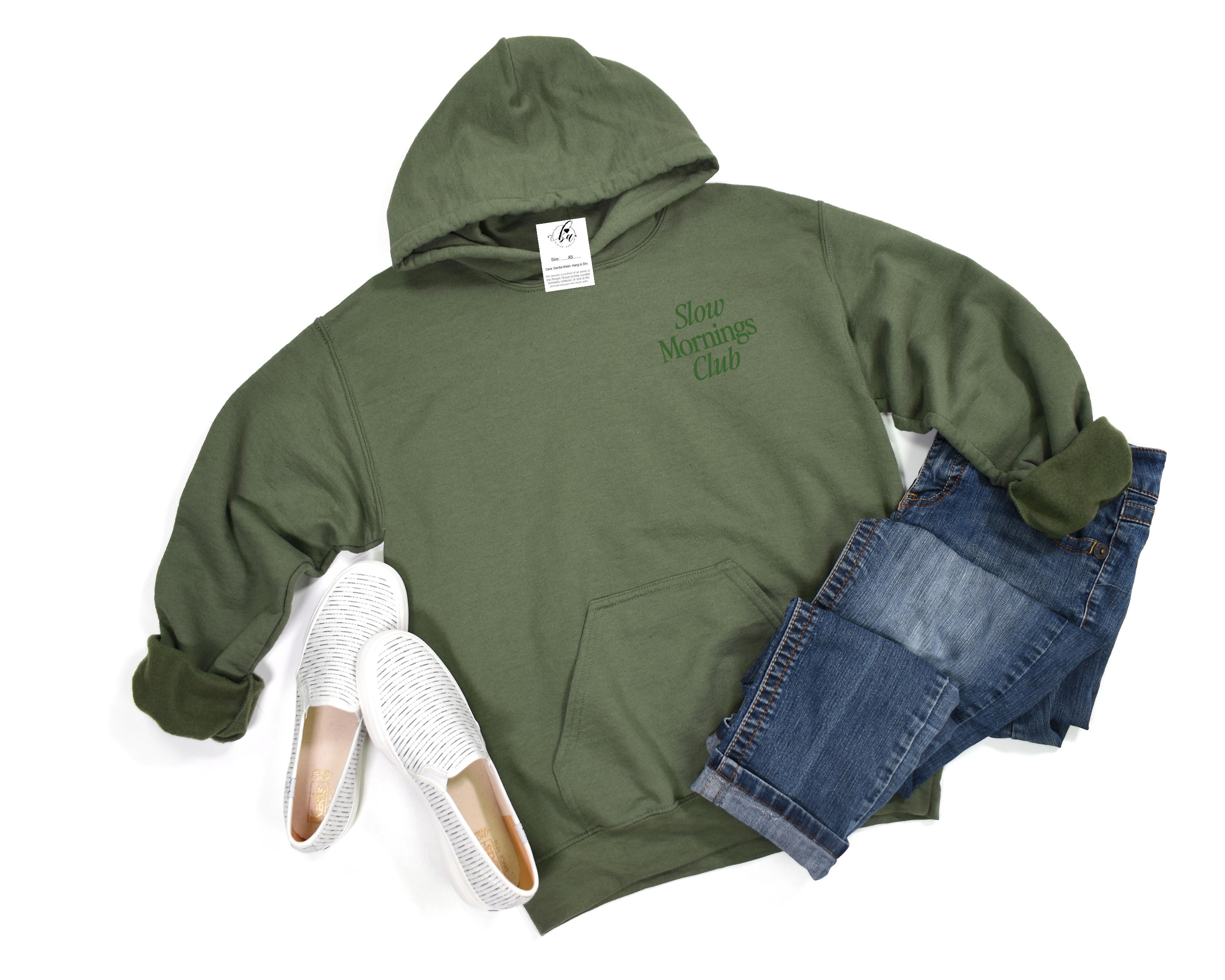 Blonde Ambition Apparel & Designs - Venta al por mayor Sudadera con capucha - Mujer - Sudadera con capucha bordada del Club de Mañanas Lentas9