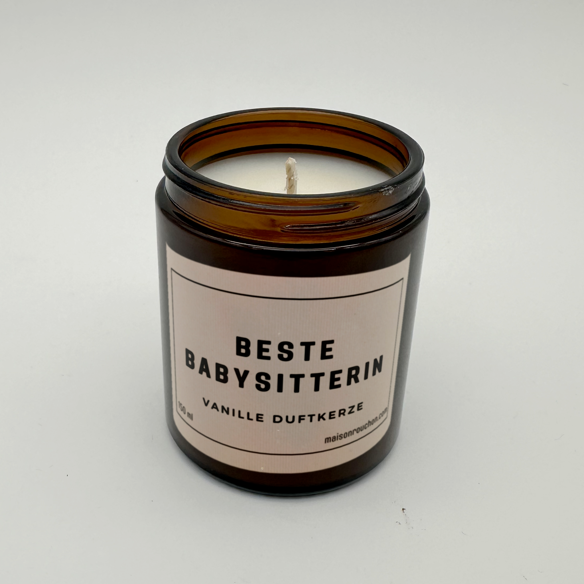 Maison Rouchon – Großhandel Kerze im Glas / gefüllte Kerze – Beste Babysitterin - Duftkerze2