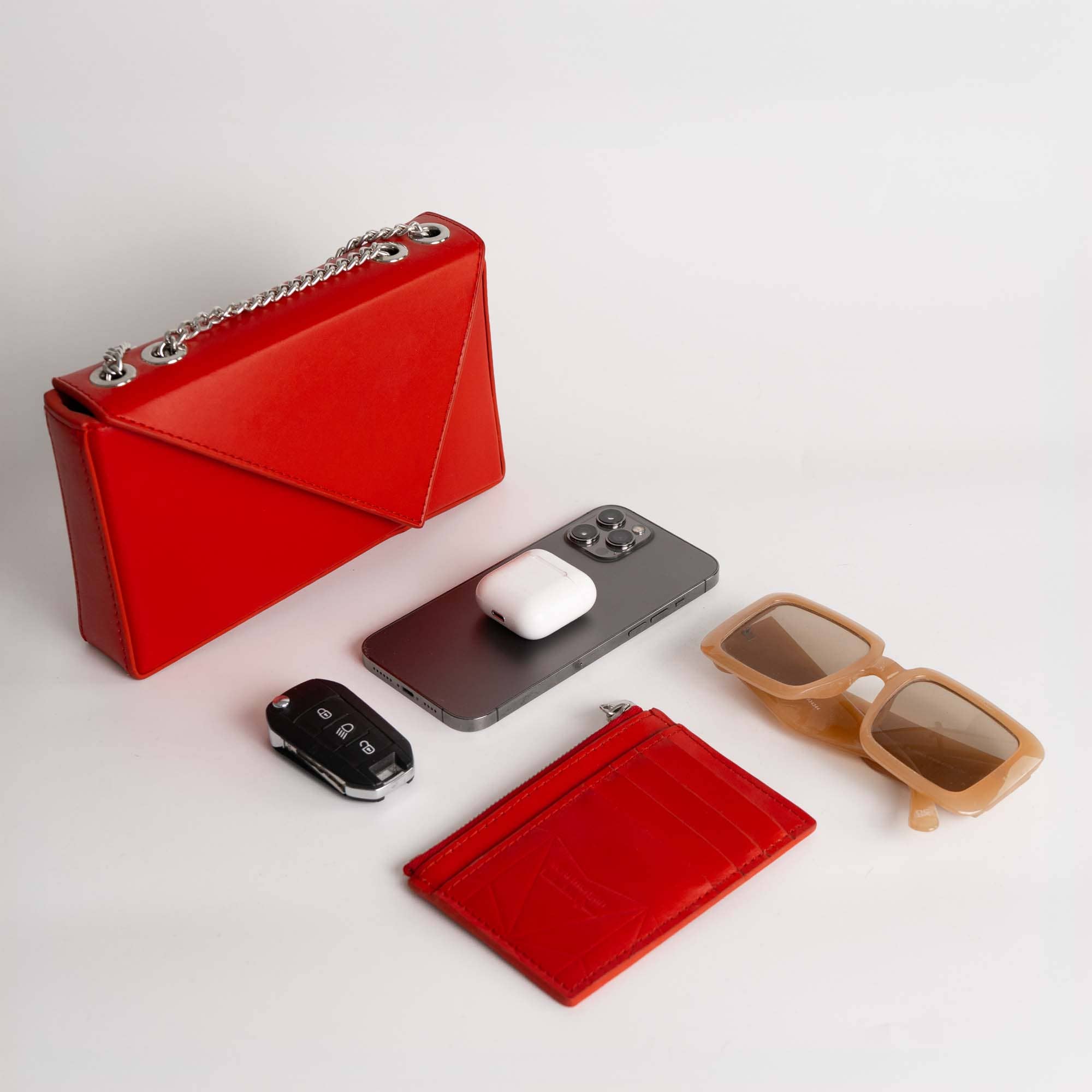 veni morgan - Wholesale Clutch Bag - Women's - ori in red leather9