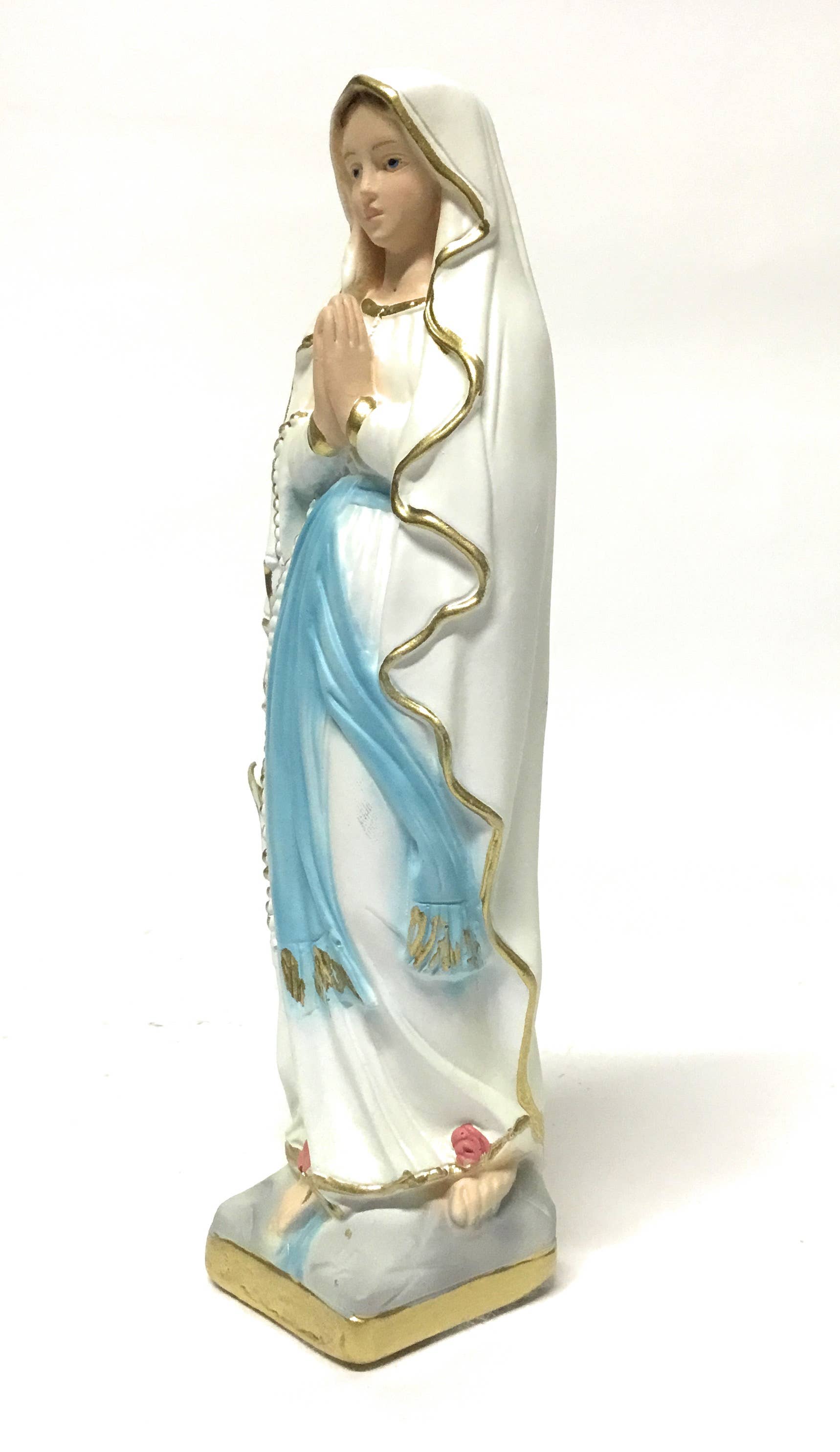 Costa Articoli Religiosi - Wholesale Decorative Figurine - Statue of Our Lady of Lourdes cm. 20 in phosphorescent plaster3