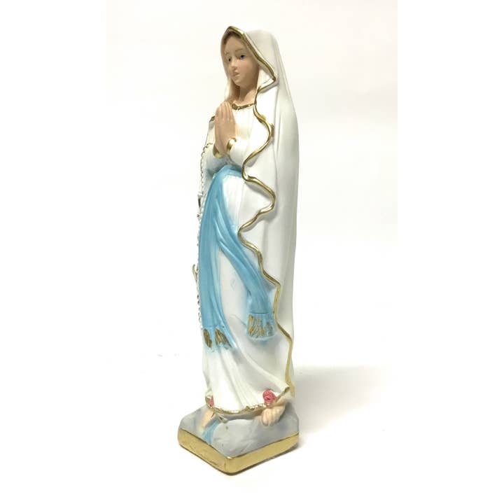 Costa Articoli Religiosi - Wholesale Decorative Figurine - Statue of Our Lady of Lourdes cm. 20 in phosphorescent plaster3