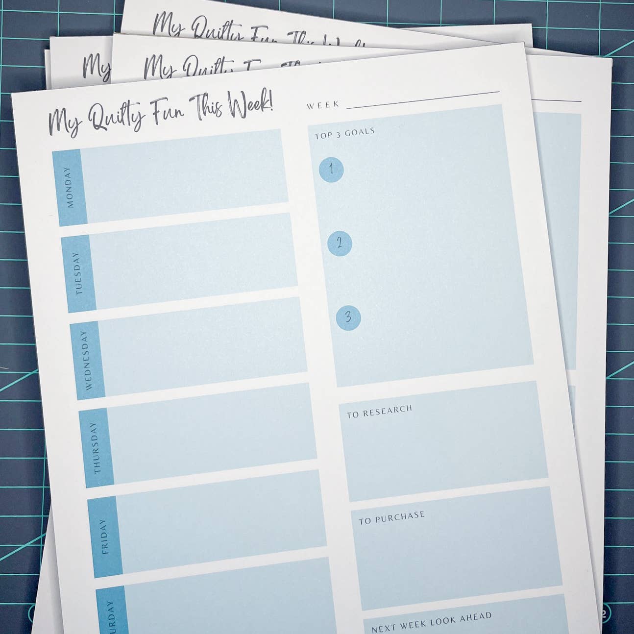 Wild Plum Lane - Wholesale Planner - Quilter's Weekly Planner Pad5