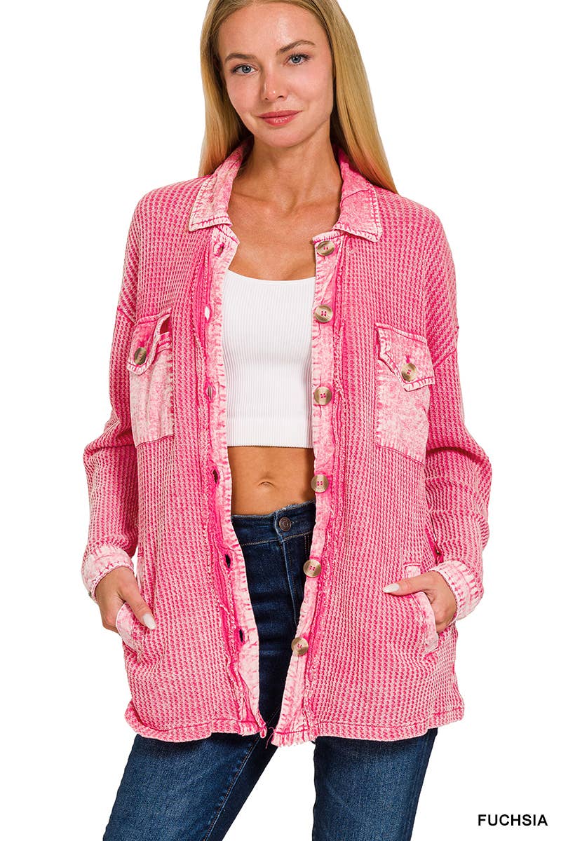 42POPS – wholesale Stickad topp - Dam – .Waffle Stickad Topp Prov10