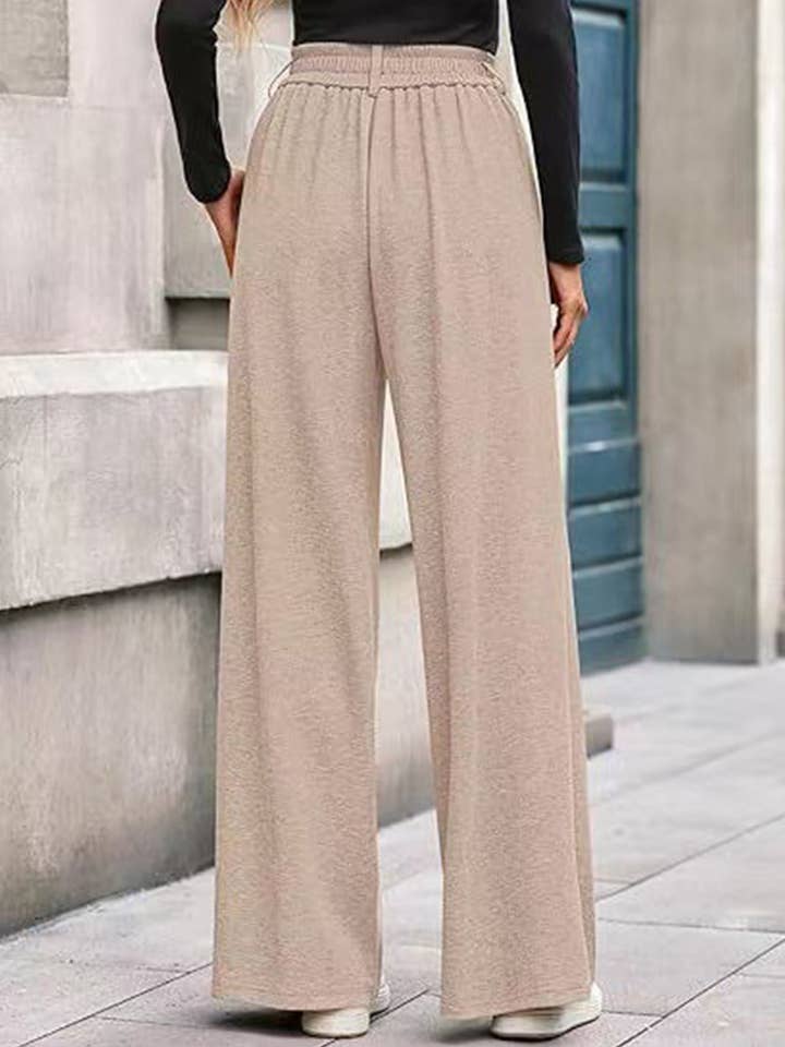 Lovenne - Wholesale Pants - Women's - Versatile solid color straight wide-leg pants31