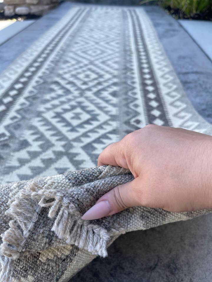 Prospero - 3x10 Afghan Kilim Runner for wholesale by The Rug Mine