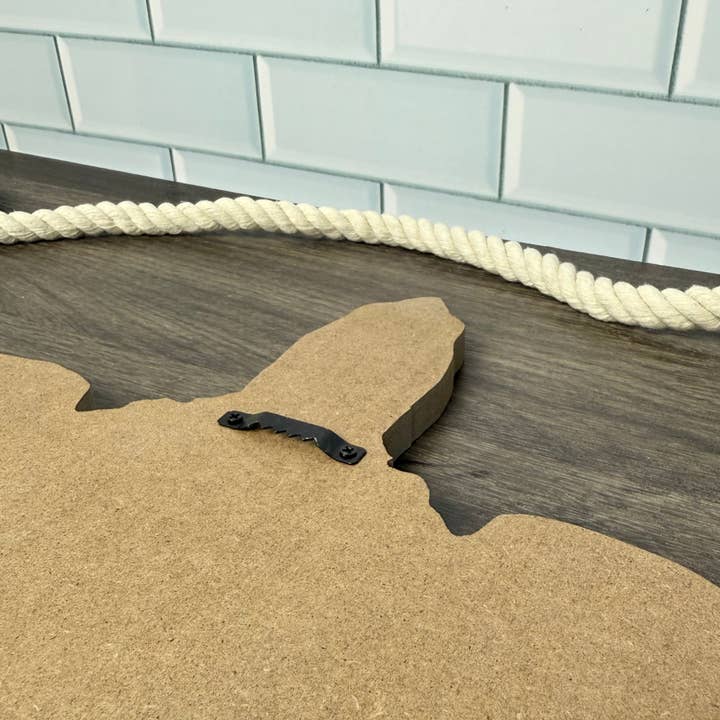 Mermaid of Hilton Head - Wholesale Wall Accent - 17" Rustic Wooden Sea Turtle Wall Art Decor - Ocean Themed2