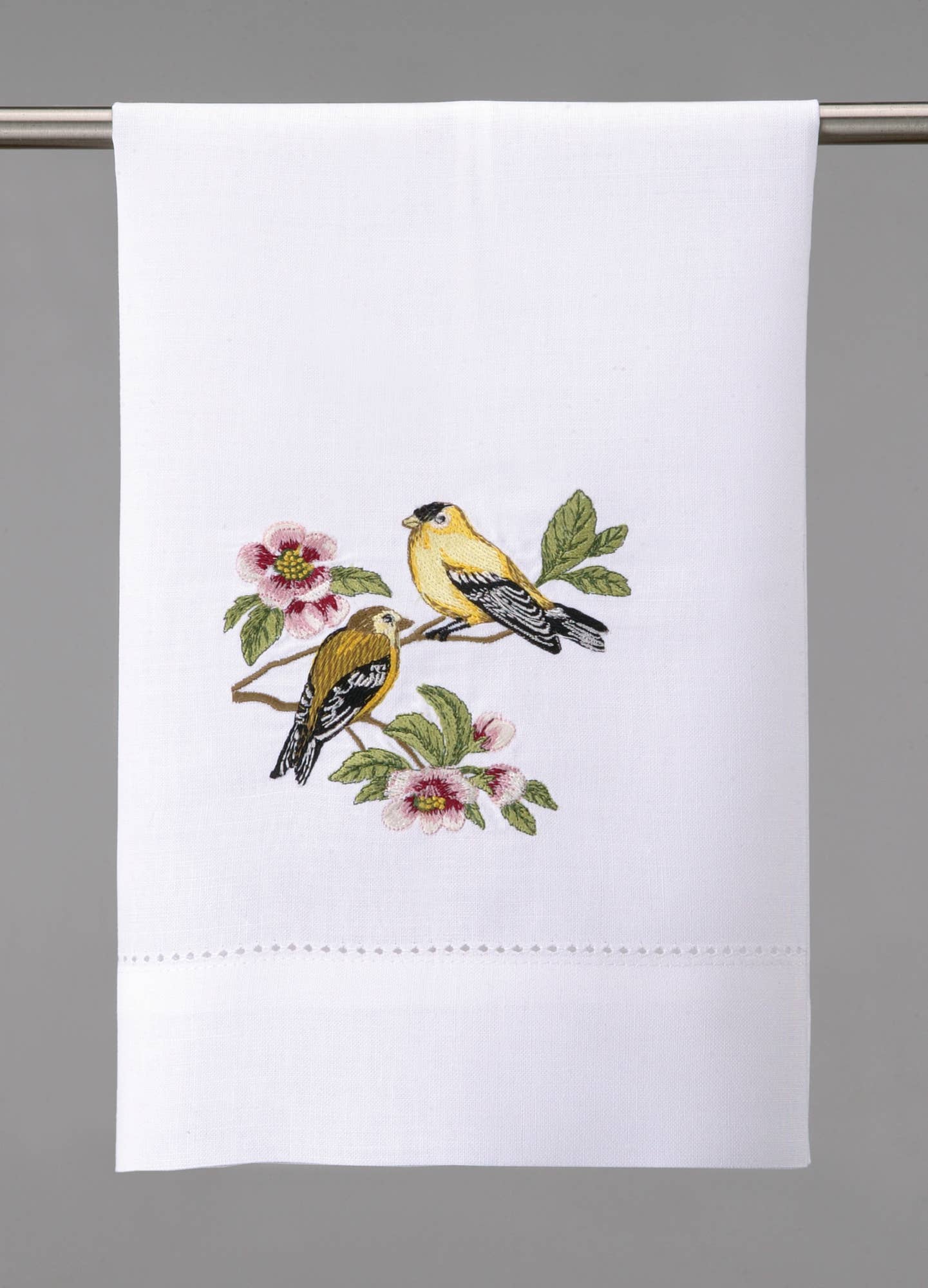 Peking Handicraft - Wholesale Dinner & Cloth Napkin - Cherry Blossom Birds Guest Towel - Helen Vladykina2