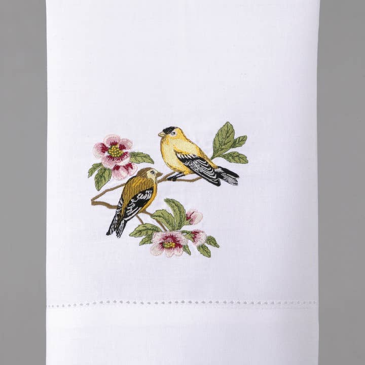 Peking Handicraft - Wholesale Dinner & cloth napkin - Cherry Blossom Birds Guest Towel - Helen Vladykina2