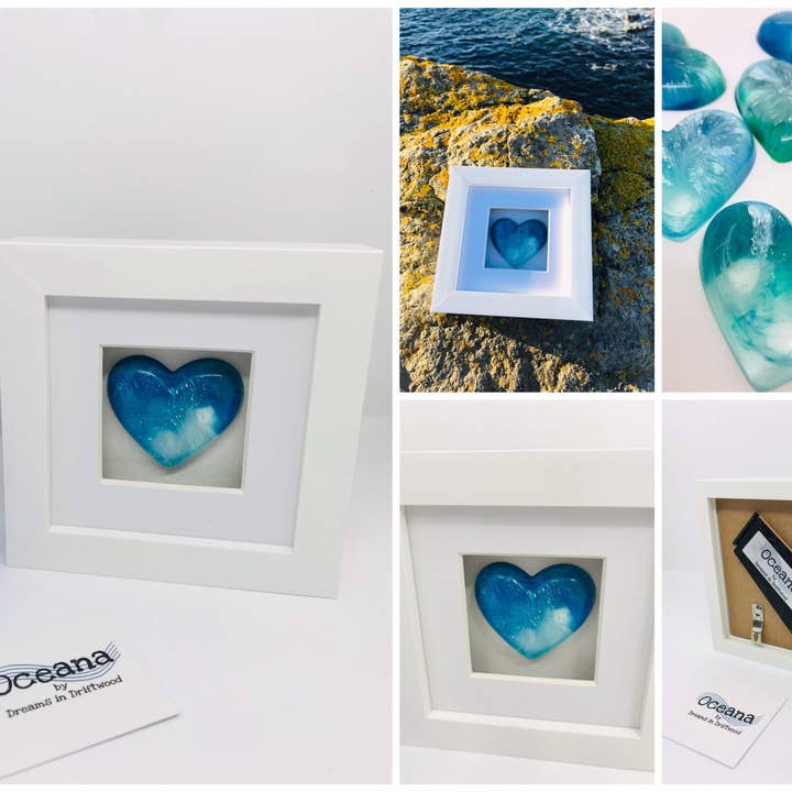 Oceana by Dreams in Driftwood - Wholesale Wall Accent - Ocean Heart Wall Art inspired by the ocean - coastal gifts