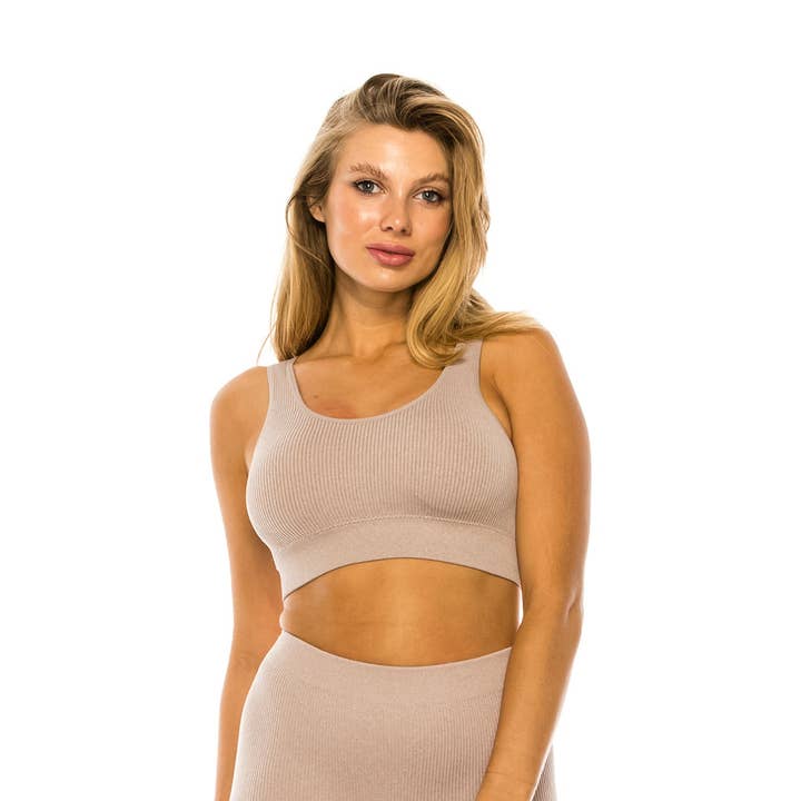 Ready for the Gym Seamless Bralette for wholesale by Love and Repeat
