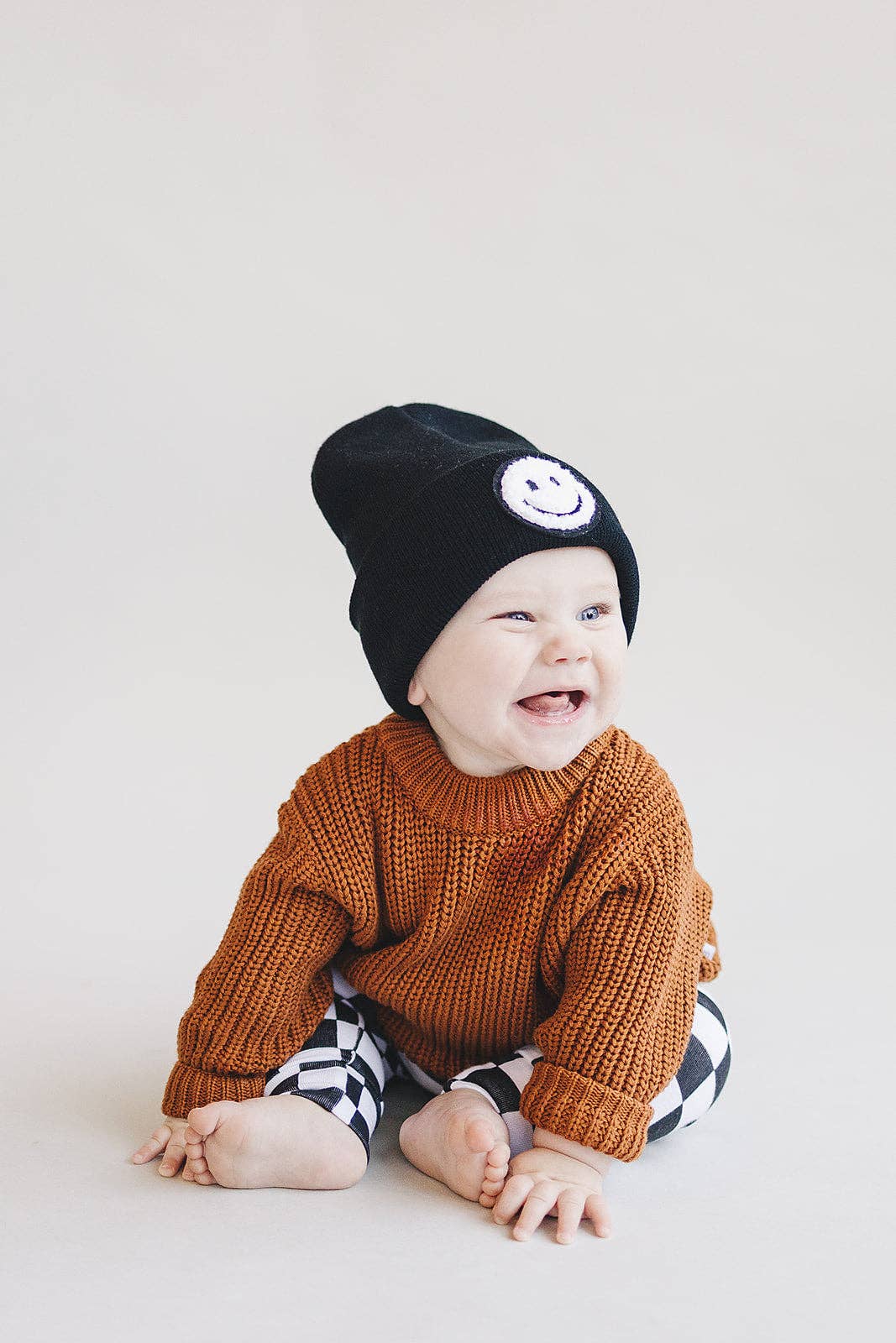 Lucky Panda Kids - Wholesale Knit Sweater - Kids - Chunky Knit Sweater | Rust2