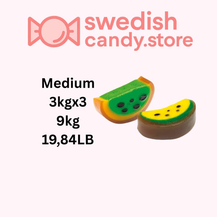 Swedish Candy.Store - Swedish Candy - Wholesale Gummy - Swedish Candy Kiwi Slices Licorice 3kg/6.61lb1
