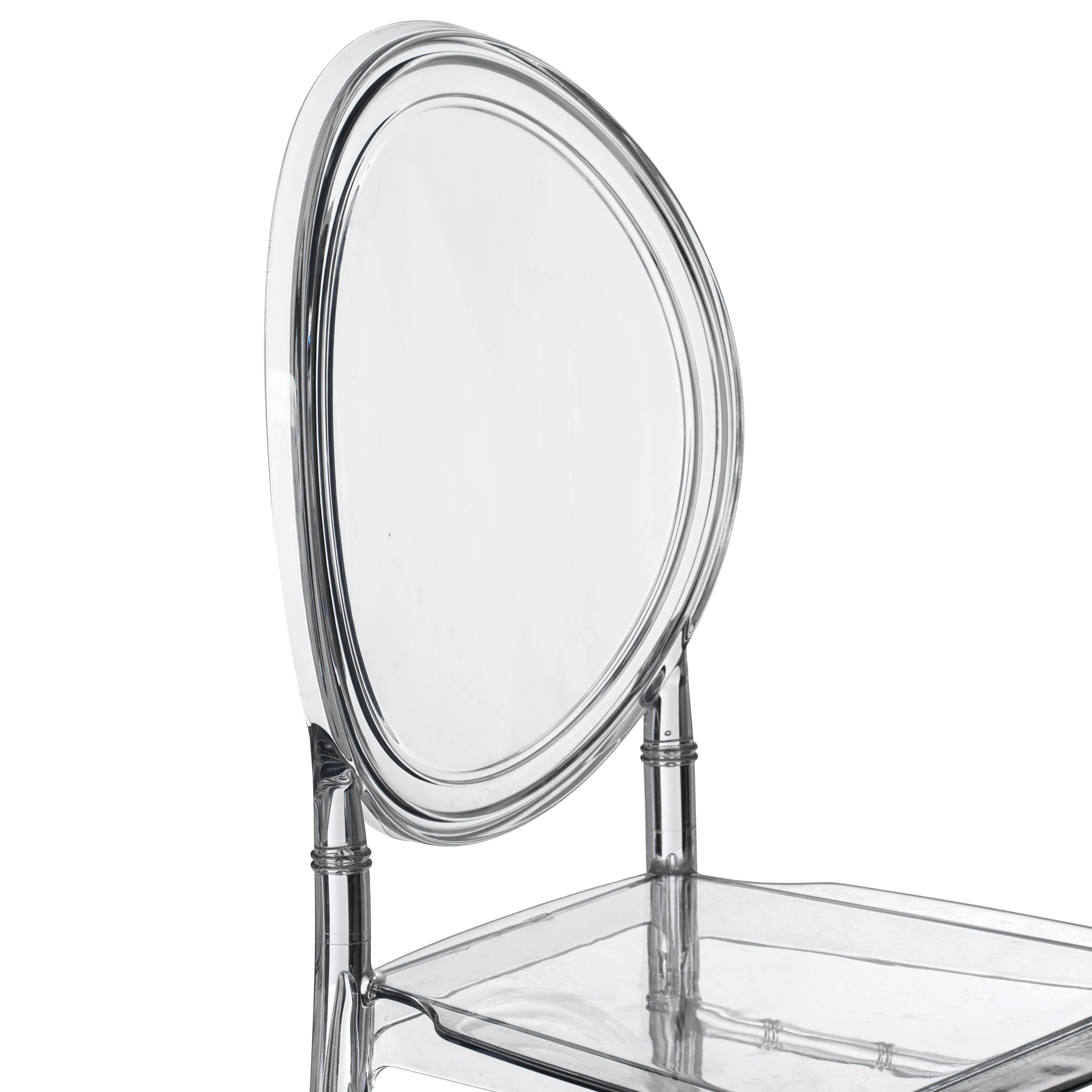 Quickway Imports - Wholesale Chair - Modern Florence Stackable Crystal Ice Chair, Acrylic Seating8