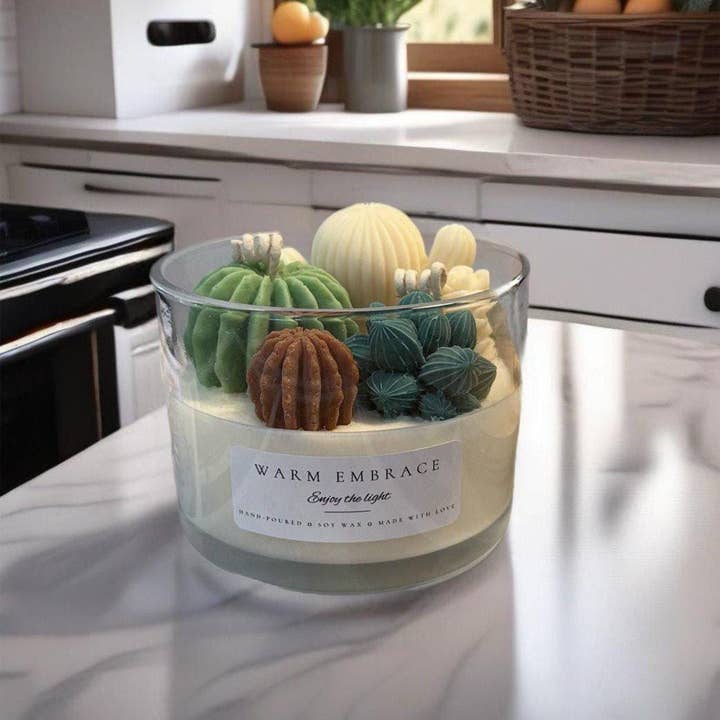 Karly’s Candles - Wholesale Novelty candle - Handmade 16oz Succulent Soy Wax Candle for Plant Lovers7