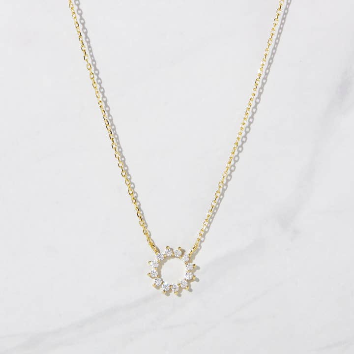 Daryl-Anns Sunburst-Halskette für den Großhandel von Sami Jewels