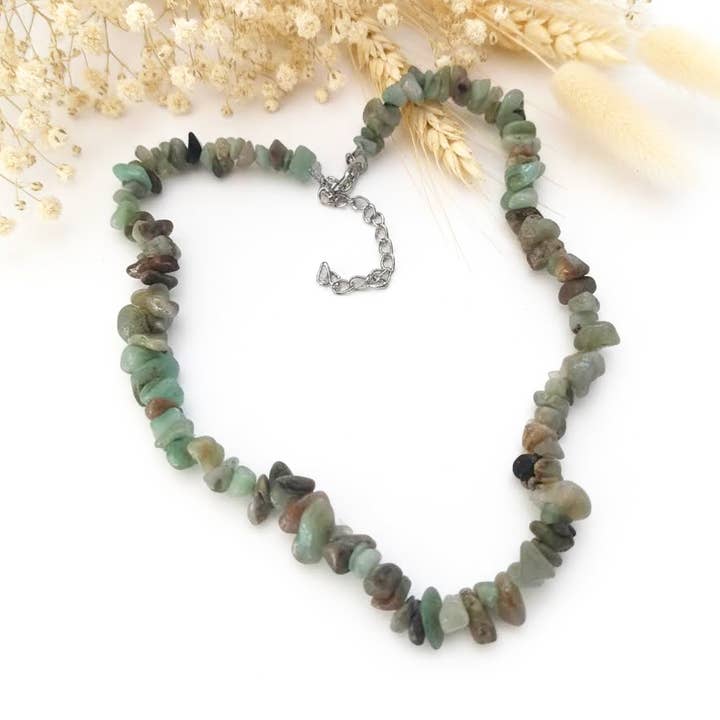 Colar Pedra Amazonita por atacado de Produtos Namasté