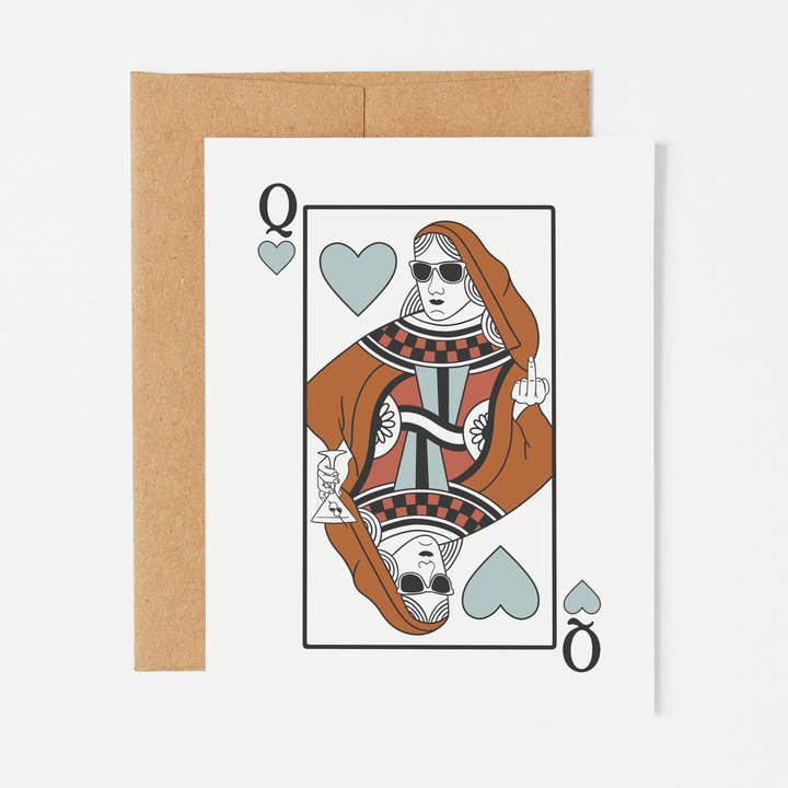 Drottningen av brutna hjärtan kort för wholesale av Lucky Penny Goods