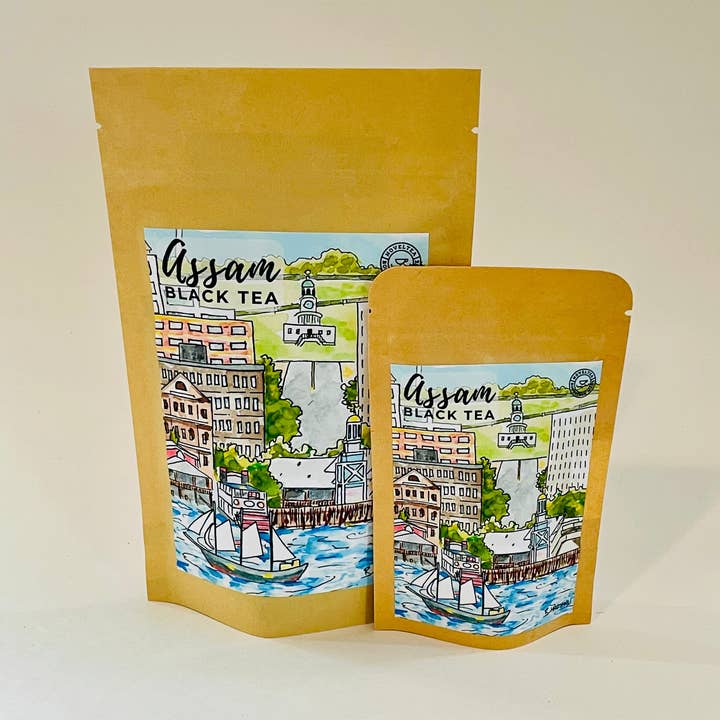 NovelTea Bookstore & Gifts - Wholesale Loose Tea - Artist Label | Halifax Waterfront - Assam Orange Pekoe BLACK TEA6