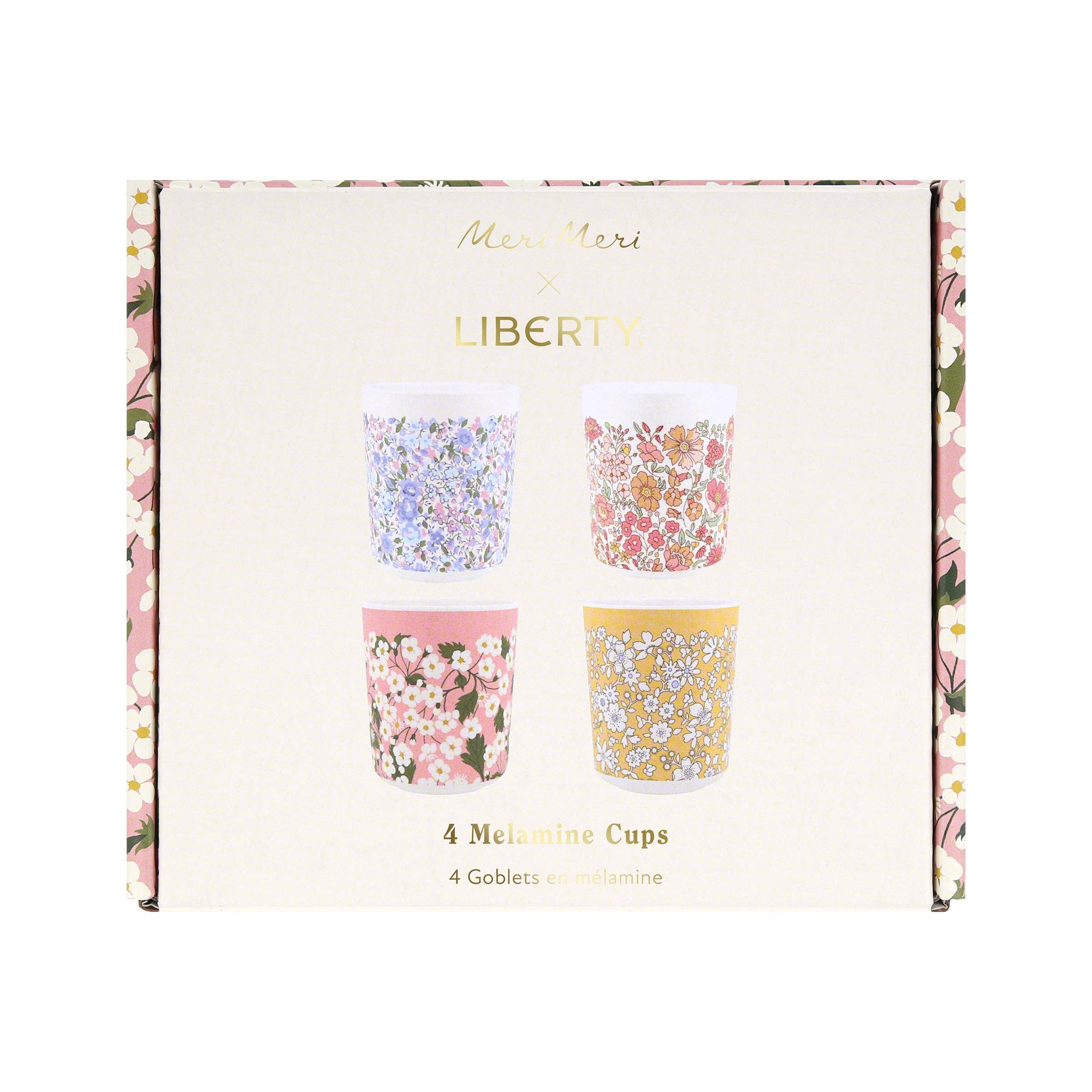 Meri Meri - Wholesale Drinking Glass/Cup - Meri Meri x Liberty Mixed Set Reusable Cups2