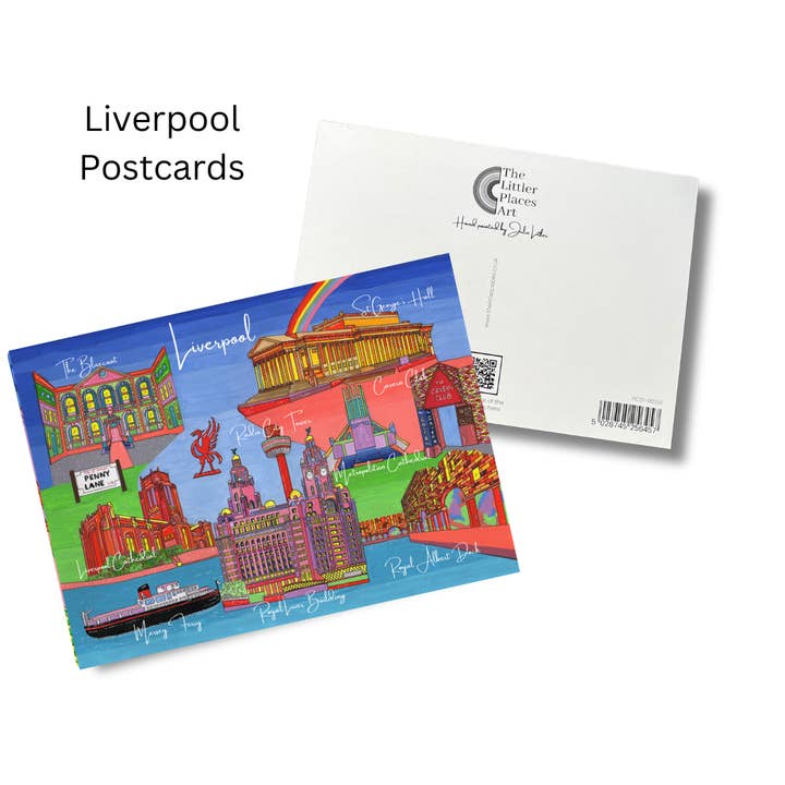 The Littler Places - Wholesale Postcard - Liverpool Collective Postcards Large Pack Â
