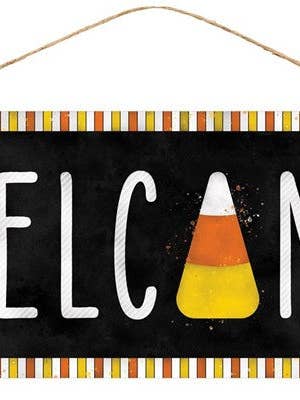 Welcome Candy Corn Sign for wholesale by Amber Marie & Company