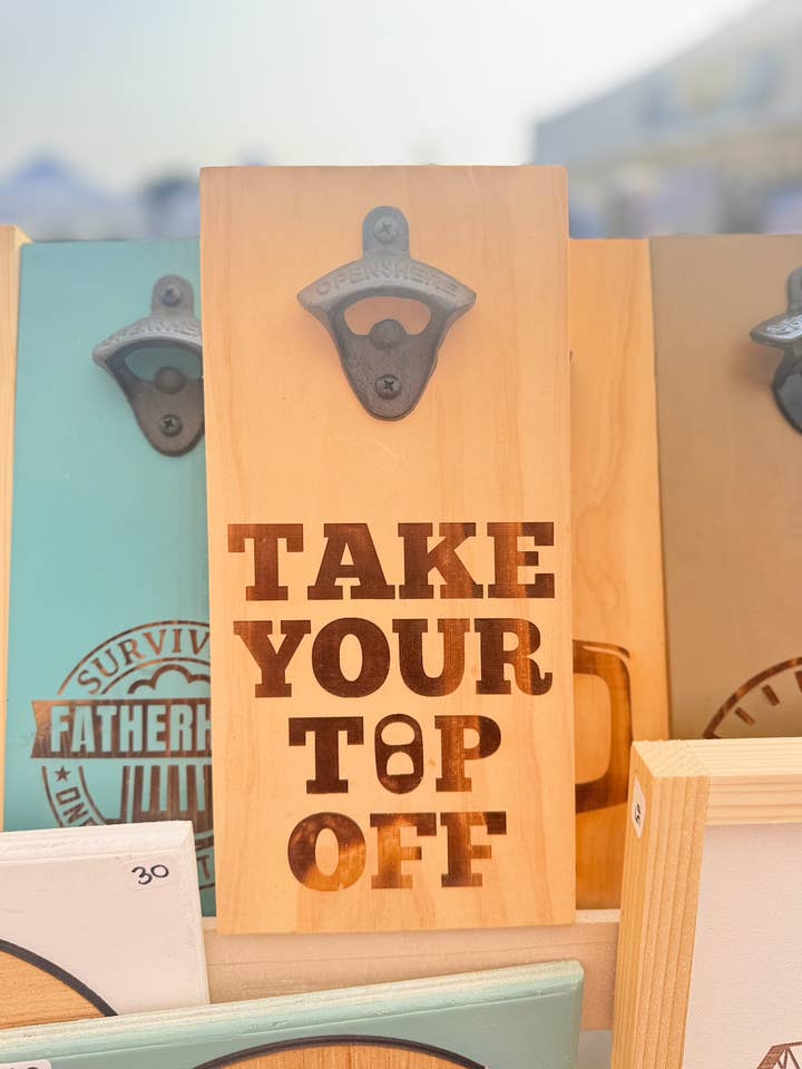 Wooden Bottle Opener for wholesale by Ksea & Co