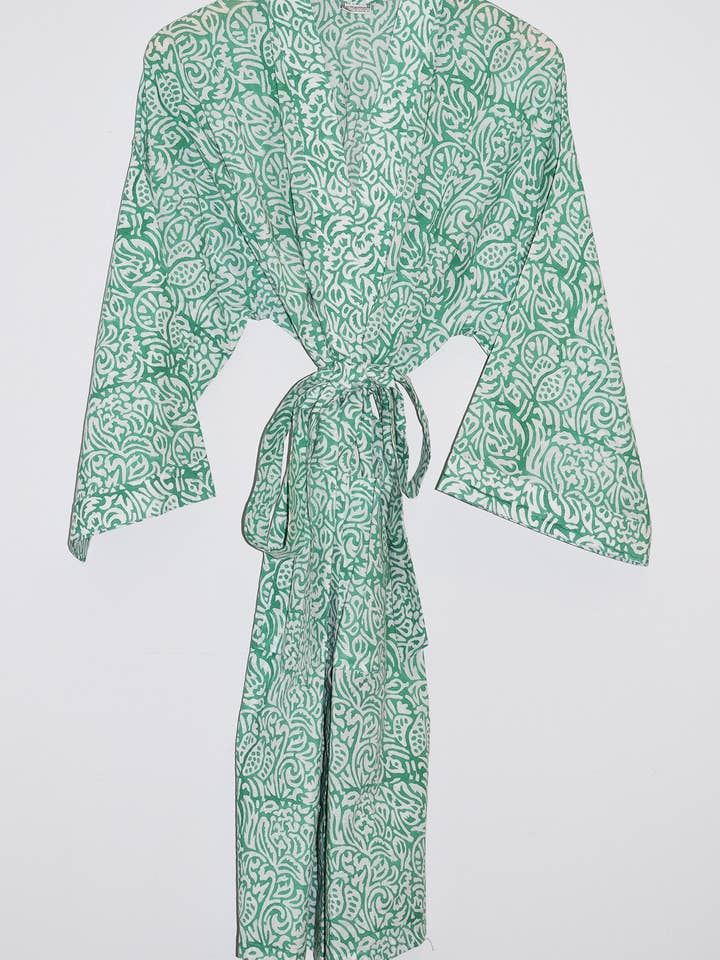 Jakarta Midi Robe | Mint for wholesale by Amisha