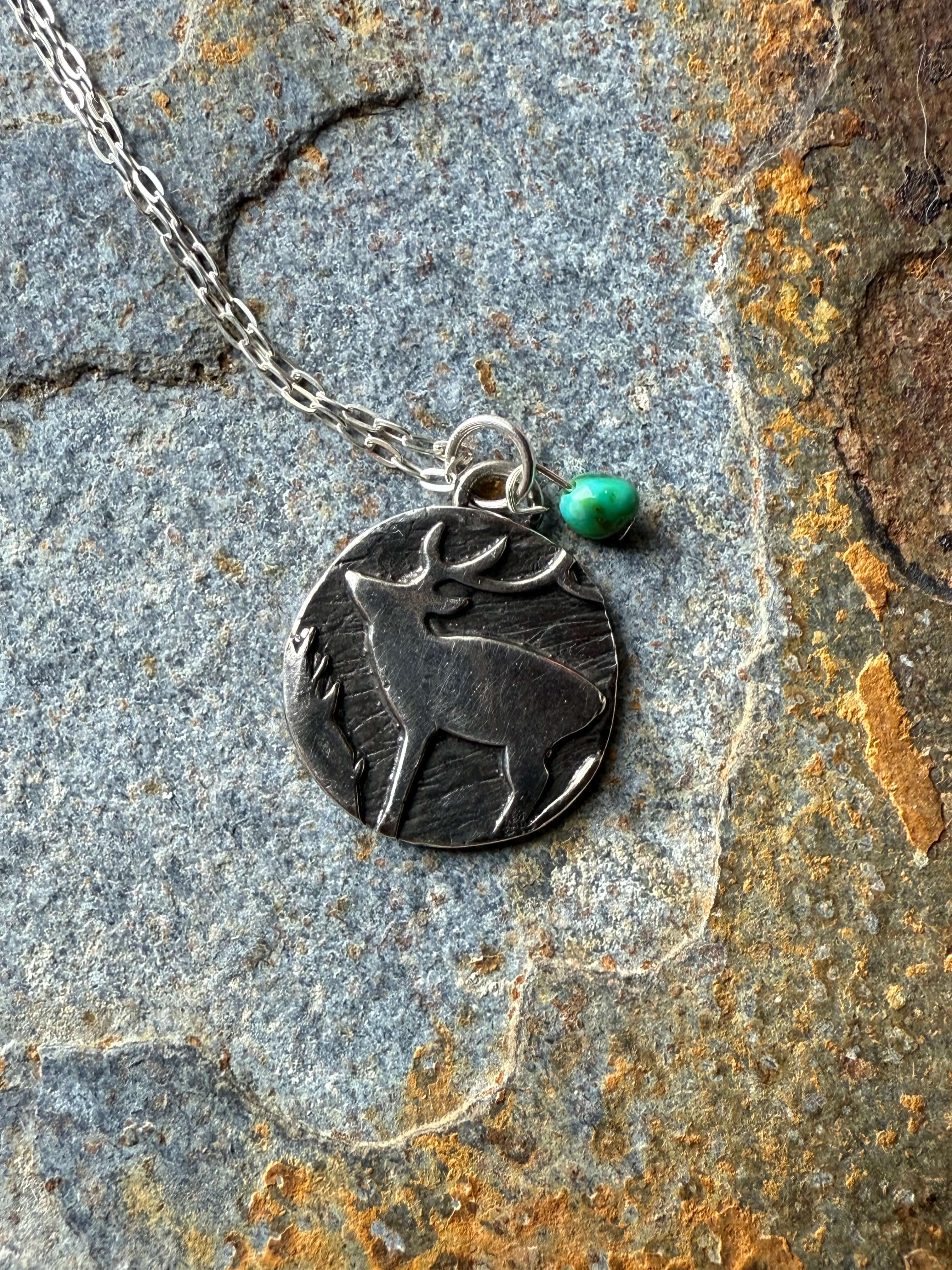 Wild Mountain Soul Designs - Wholesale Pendant/Charm Necklace - Silver Western Rustic Elk Pendant8