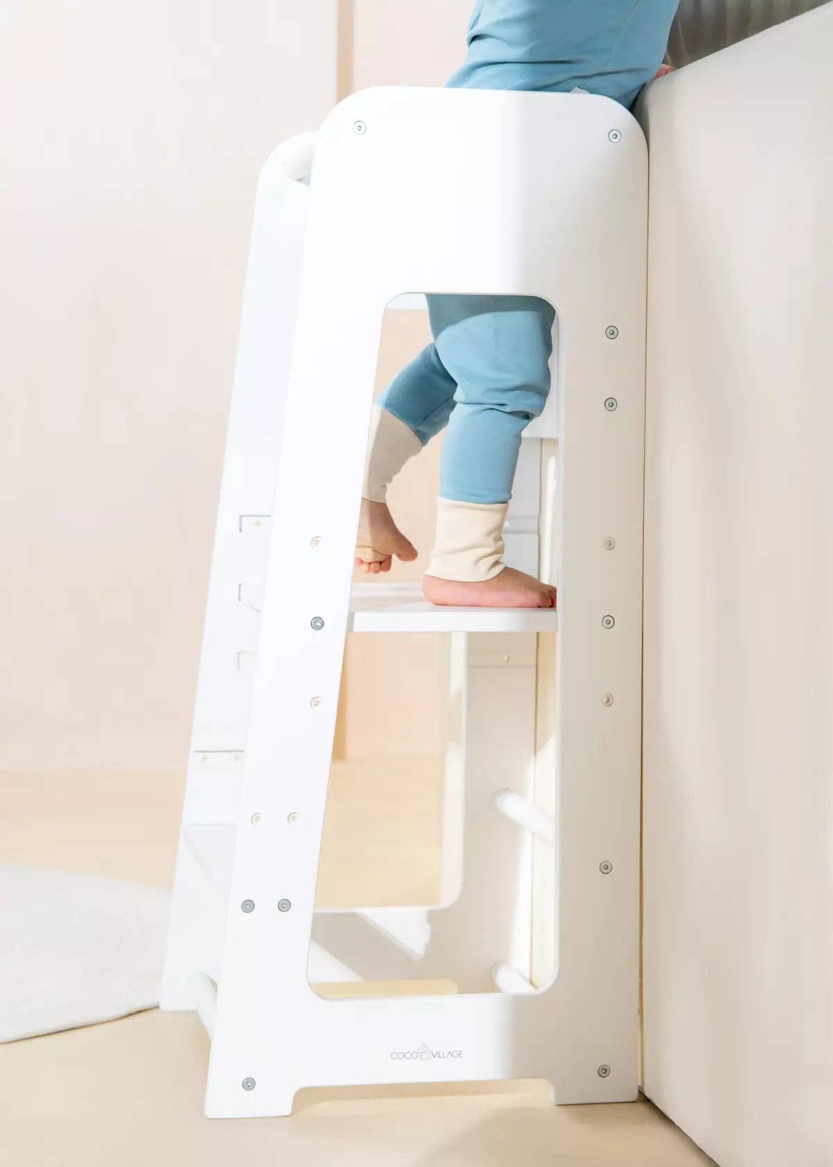 Coco Village - Wholesale Wood Toy - Kids - Educational Tower - White2