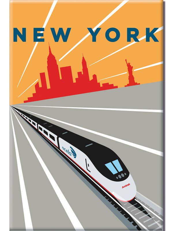 Acela (New York) Magnet for wholesale by TransitGifts.com